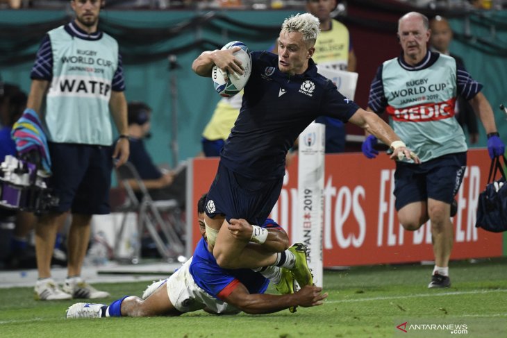 Skotlandia lawan Samoa buktikan perbedaan kekuatan menang 34-0
