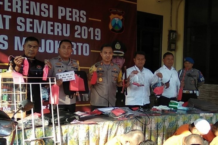 Operasi Sikat Semeru Polresta Mojokerto tangkap 37 tersangka