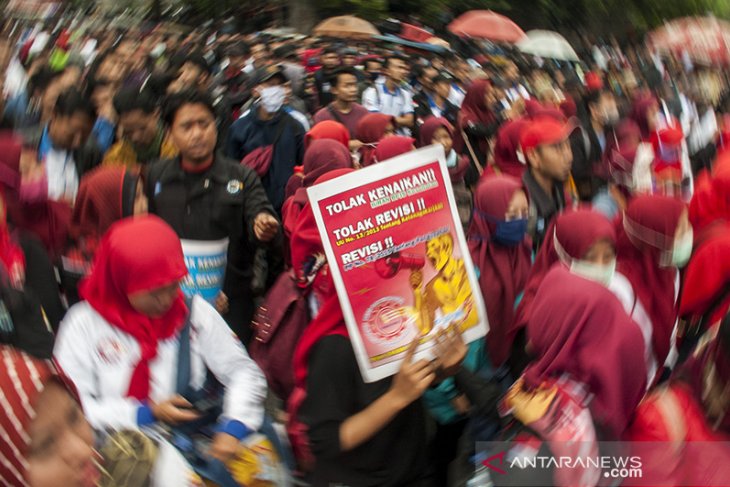 Unjuk Rasa Buruh Jawa Barat