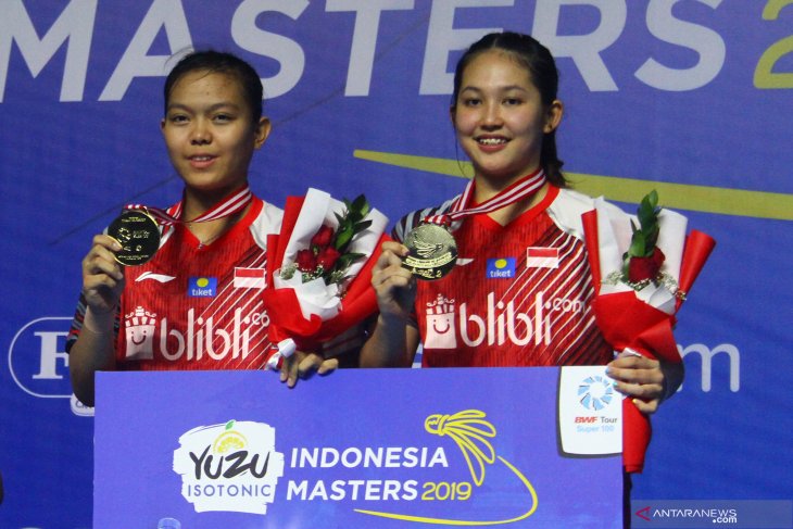 Ganda putri Indonesia juara Yuzu Indonesia Master