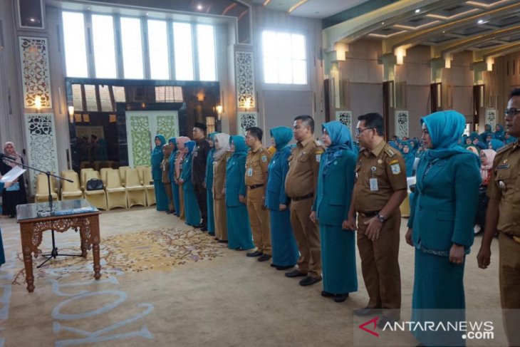 TP PKK 8 Kecamatan di Kota Jambi dilantik