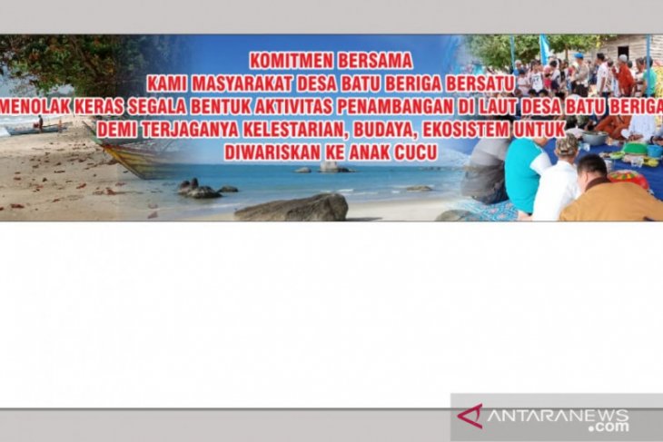 Masyarakat Bangka Tengah tolak aktivitas tambang bijih timah pesisir pantai