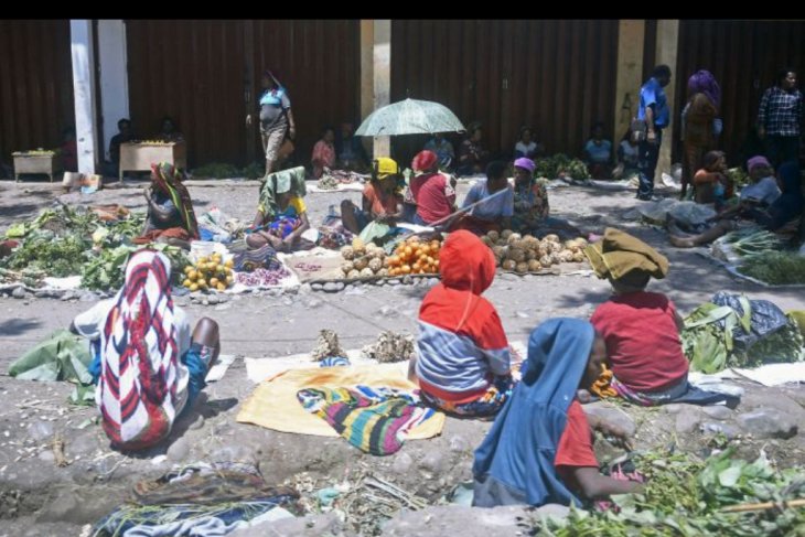 Pasar Sinakma Wamena normal kembali