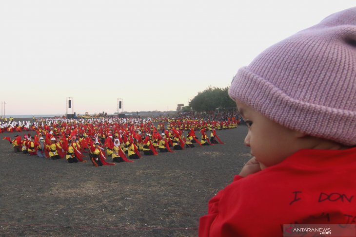 Persiapan festival Gandrung sewu