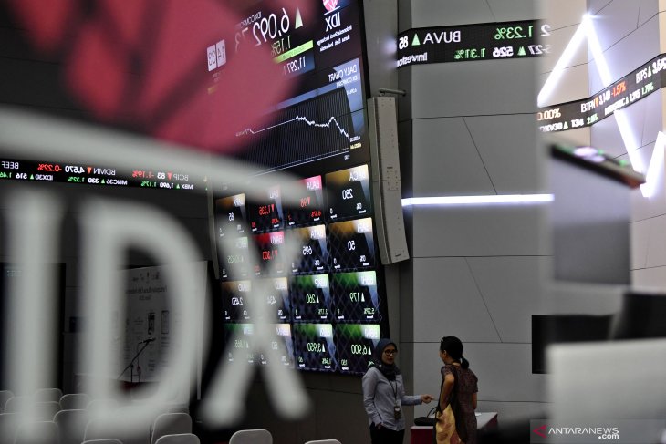 IHSG Senin dibuka melemah tipis