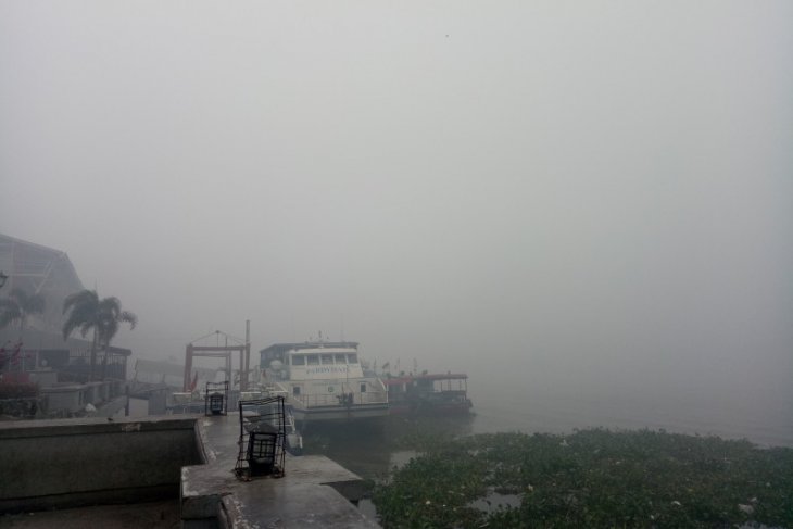 Haze cover over Palembang thickens: Walhi