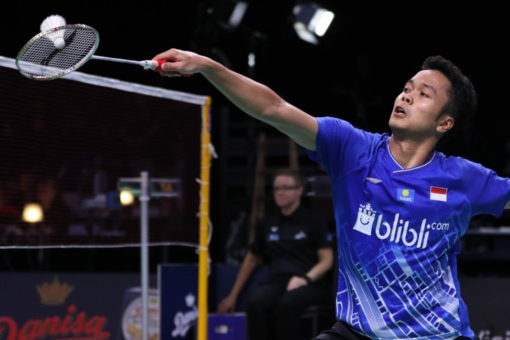 Bulutangkis Prancis Open, keletihan Momota jadi celah kemenangan Anthony di perempat final
