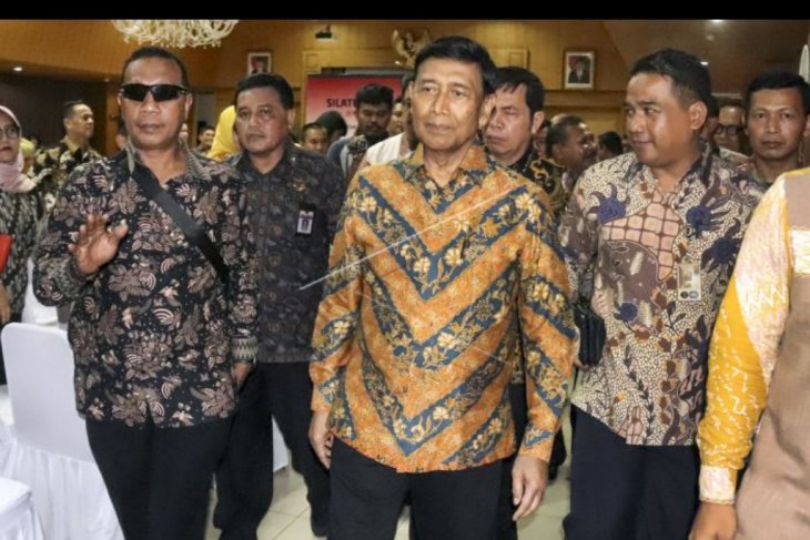 Wiranto hadiri silaturahmi Kemenkopolhukam