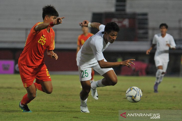 Timnas U-19 Indonesia kalah lawan China