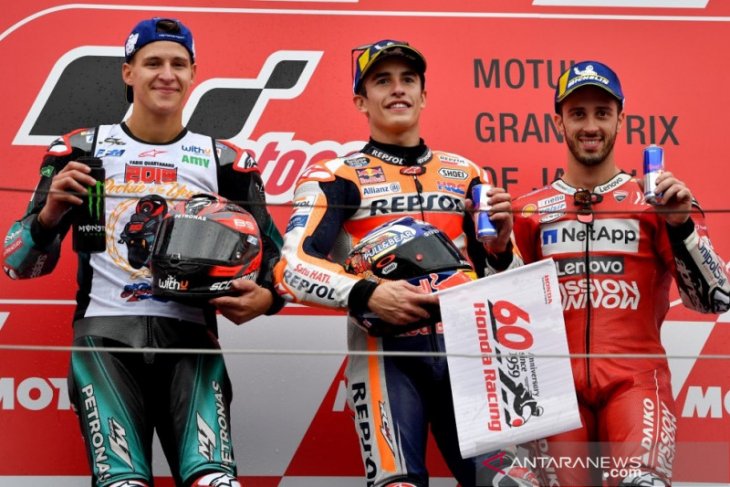 Marc Marquez juarai GP Jepang, Honda raih gelar konstruktor 2019