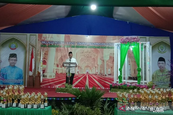 Sekda Mulyadi tutup MTQ Kecamatan Pontianak Selatan ke XXVIII