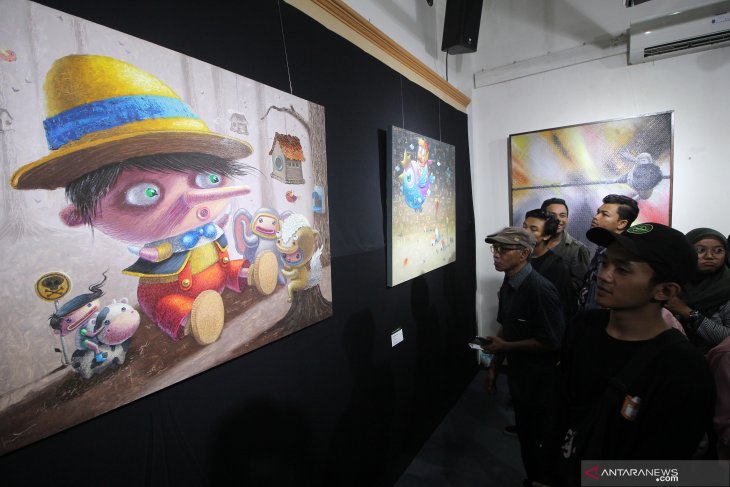 Pameran seni rupa Jawa Timur 2019