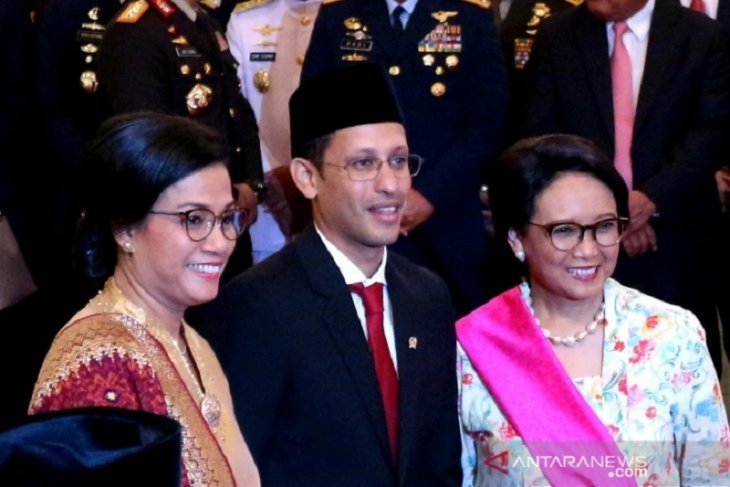 Jokowi's second-term cabinet lineup features less women ministers