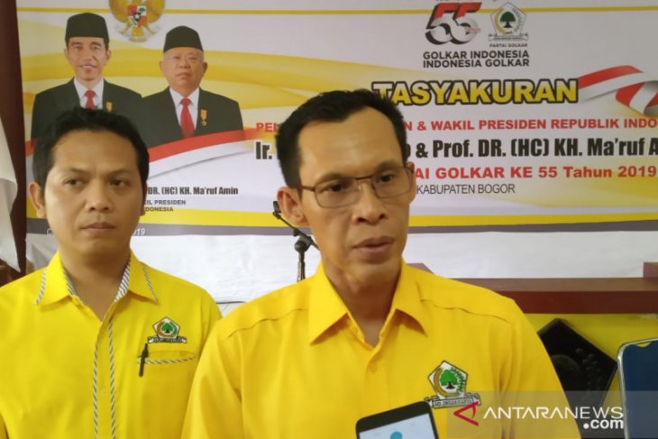 Partai Golkar Bogor gelar syukuran pascapengumuman Kabinet Indonesia Maju