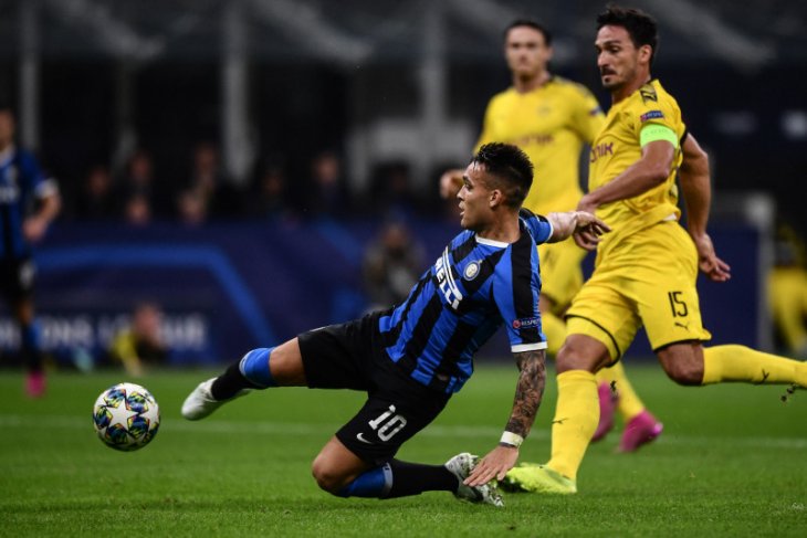 Inter perbesar peluang lolos fase grup setelah taklukkan Dortmund