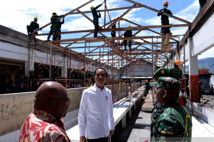 Jokowi instructs to expedite post-riot rehabilitation work in Wamena