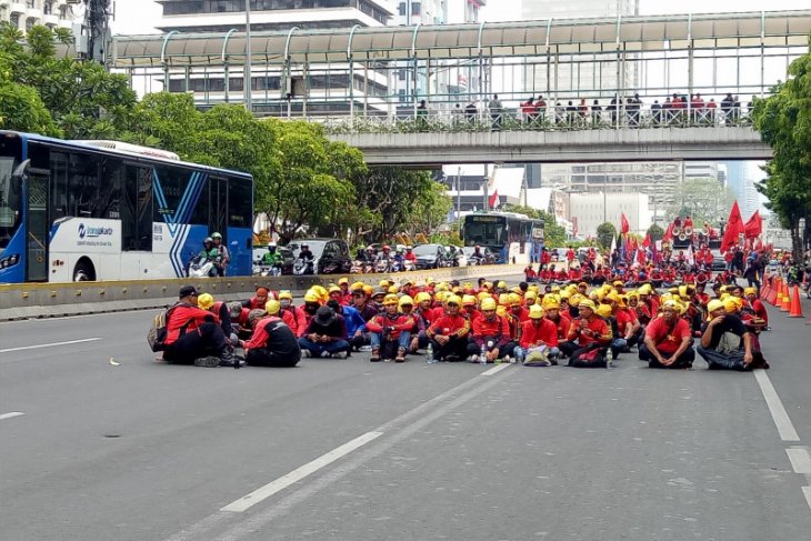 2000-an Pedemo tutup jalan M.H Thamrin