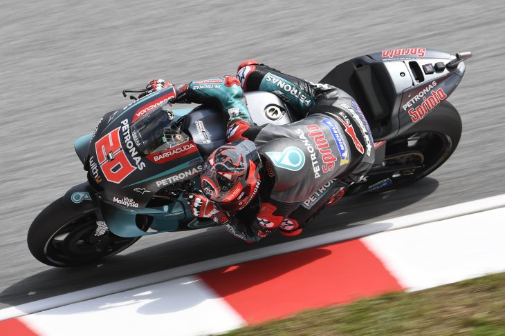 Quartararo tercepat sesi latihan di Sepang