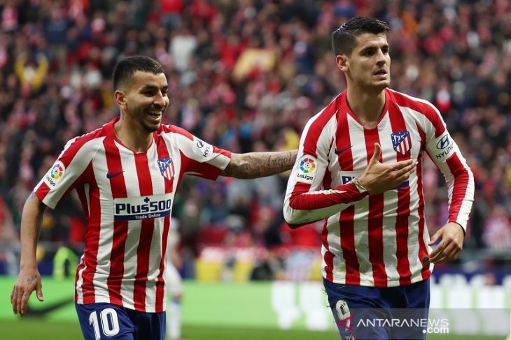 Atletico Madrid telan skor imbang kedelapan musim ini