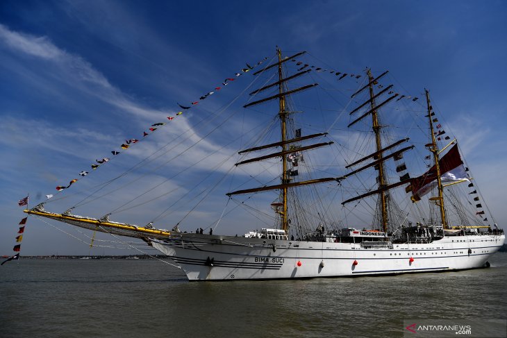 KRI Bima Suci tiba di Surabaya