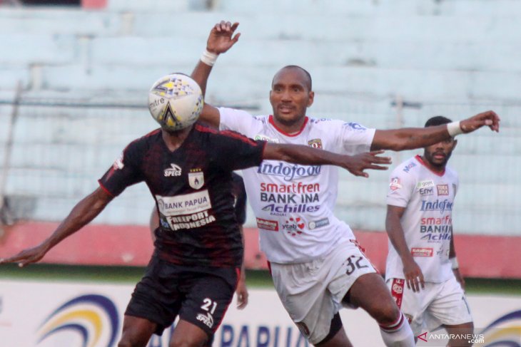 Persipura imbang lawan Bali United