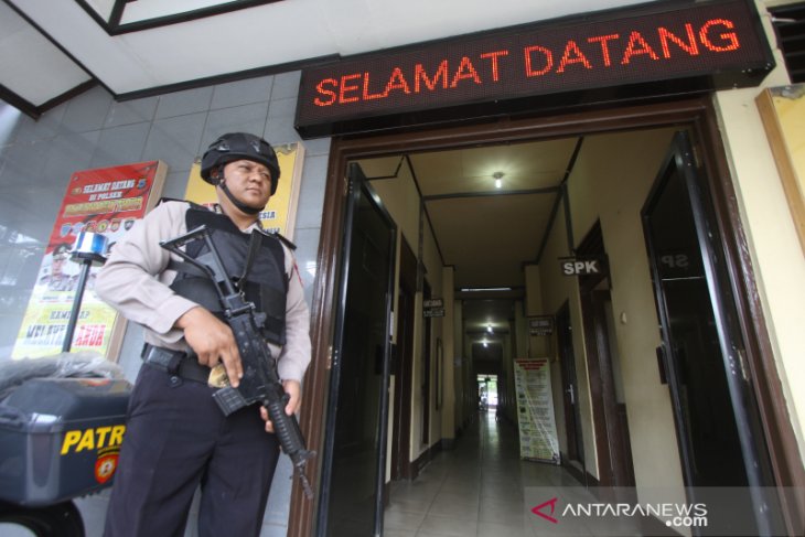 Perketat Pengamanan Polsek Banjarmasin Timur