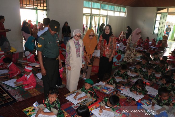 Ratusan anak ikuti lomba mewarnai Kodim 0409/Rejang Lebong