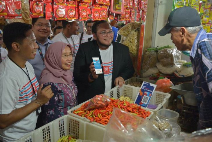 Sosialisasi LinkAja dipasar tradisional