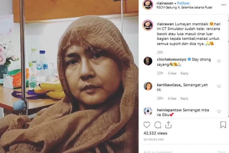 Aktris senior Ria Irawan meninggal dunia