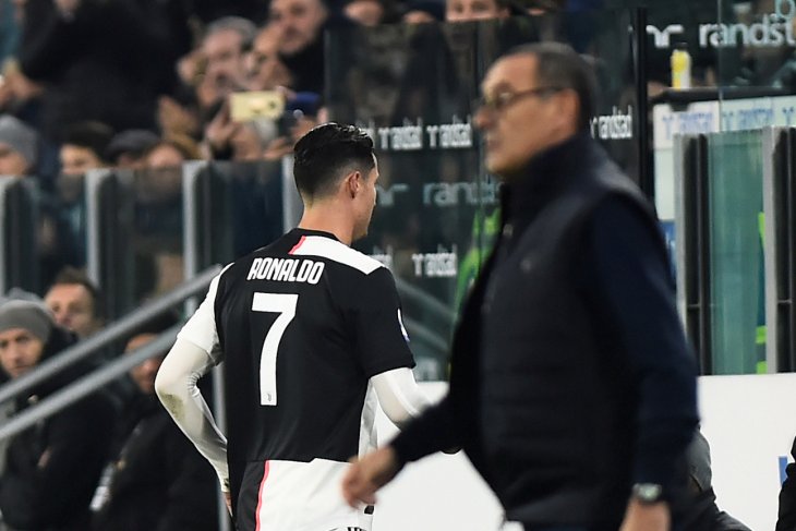 Maurizio Sarri ungkap alasan tidak akan mainkan Ronaldo kontra Atalanta