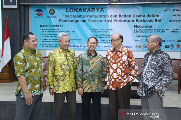 Universitas Pancasila gelar lokakarya transportasi berbasis rel