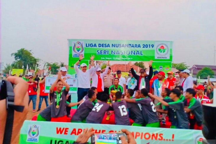 Sumsel tampil menjuara Liga Desa Nusantara di Bekasi