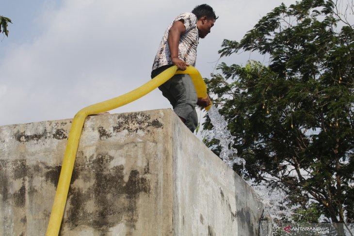 Bantuan air bersih di Kota Kediri