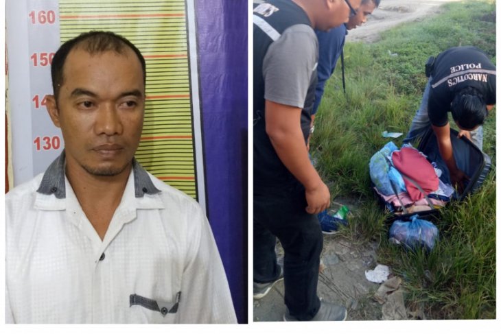Warga Labura bawa ganja diringkus Polisi Langkat