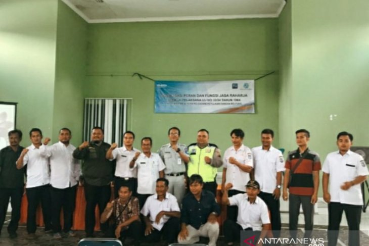 Jasa Raharja Babel gelar sosialisasi di Desa Tiram Bangka Selatan