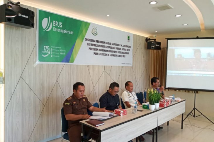 Kapuas Hulu sosialisasikan aturan tentang BPJS ketenagakerjaan