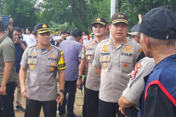 Kapolda Banten Irjen Pol Tomsi Tohir pantau Pilkades serentak di Kabupaten Tangerang