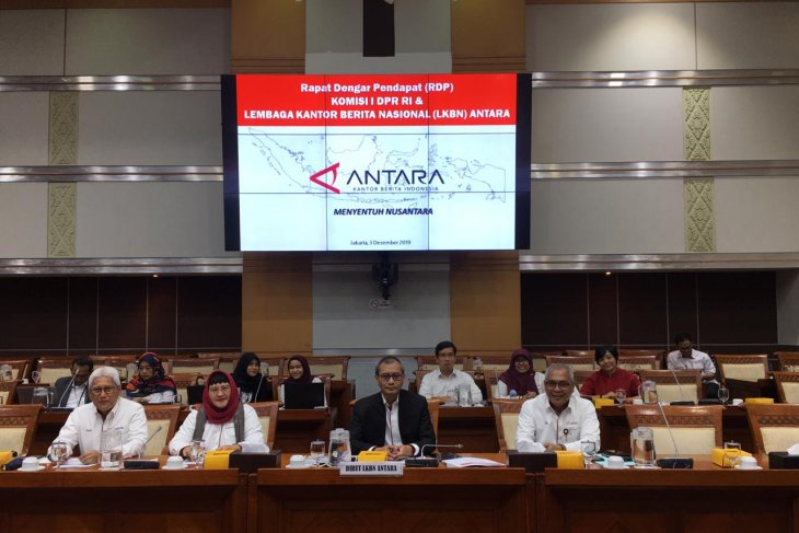 Komisi I DPR rapat dengar pendapat bersama Perum LKBN Antara