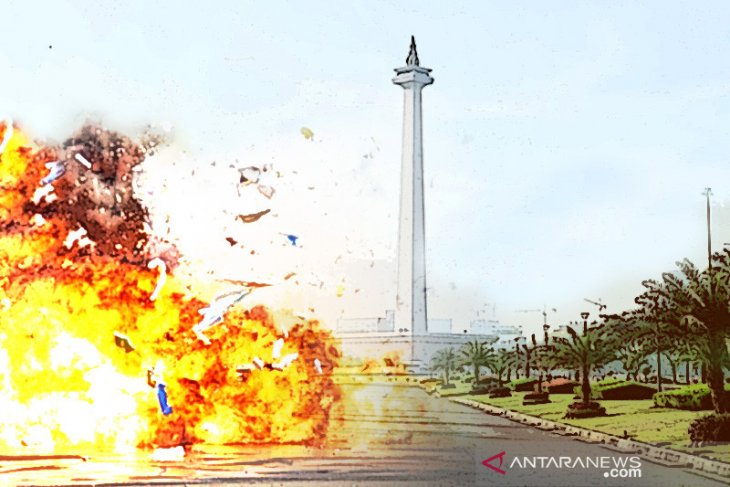 Two TNI personnel become eye witnesses of Monas Square blast: police