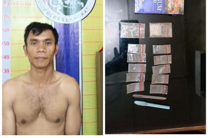 Polres Langkat amankan warga Hinai pemilik narkotika