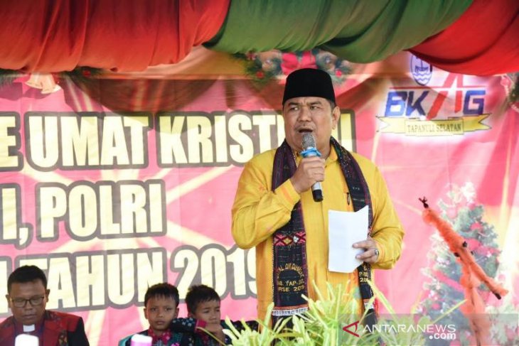 Wakil Bupati Tapanuli Selatan hadiri Natal Oikumene