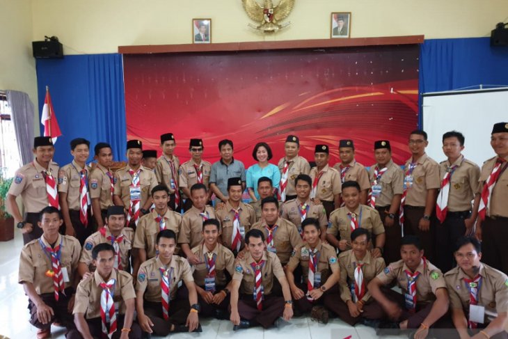 Jalankan program unggulan, Pemkab Bangka Tengah gandeng anggota pramuka