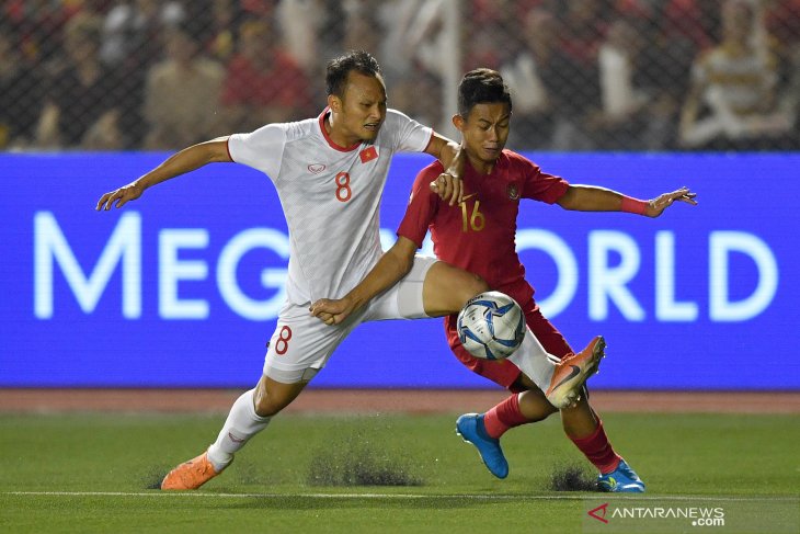 Sea Games 2019 Indonesia Vs Vietnam 0 1 Di Babak Pertama Evan Dimas Cedera Antara News Jawa Timur