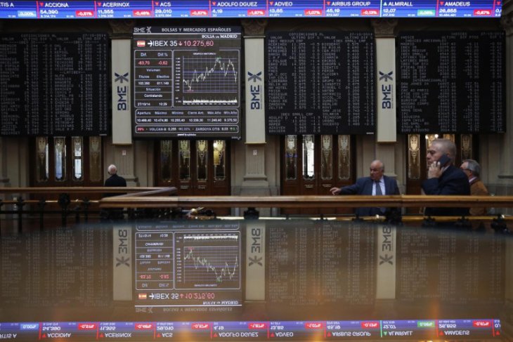 Saham Spanyol balik melemah