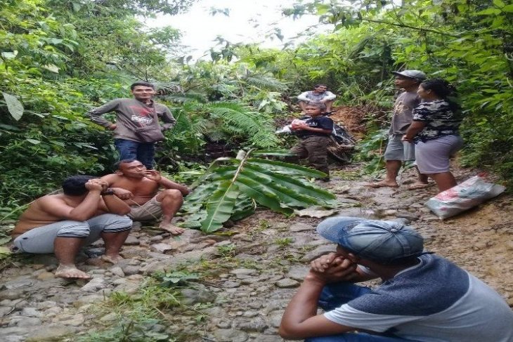 Landslide in Langkat, North Sumatra, hinders villagers' mobility