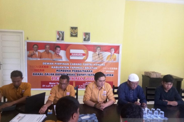 DPC Hanura Tapsel buka penjaringan balon bupati dan wakil bupati