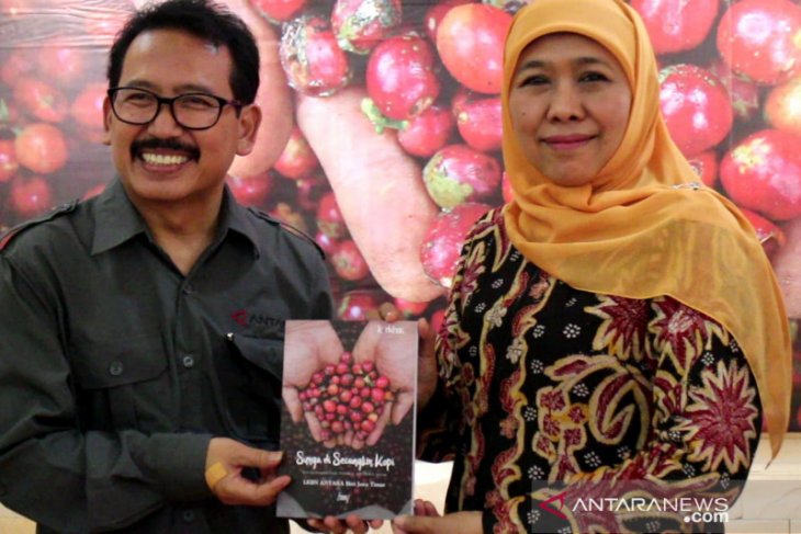 Ucapkan selamat HUT ANTARA, Gubernur Khofifah dorong kebersamaan