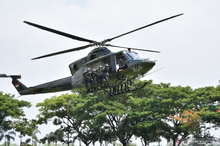 Latihan kemampuan prajurit para raider