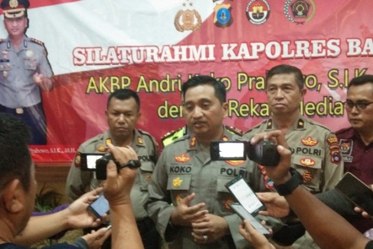 Kapolres Banjar silaturahmi dengan rekan media