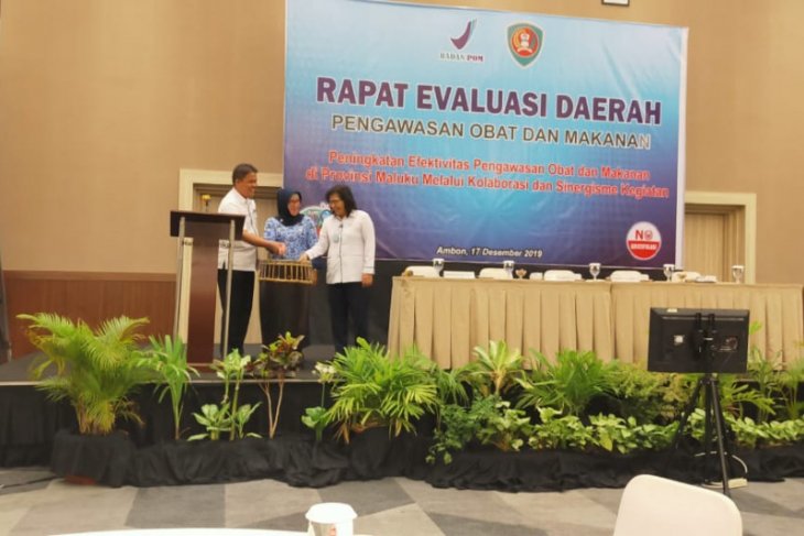 Indeks pengawasan obat dan makanan di Maluku baru capai 737 pesen